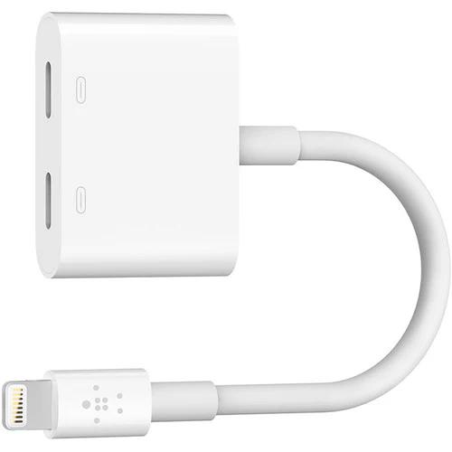 Belkin Lightning Audio + Charge RockStar - White - شاحن